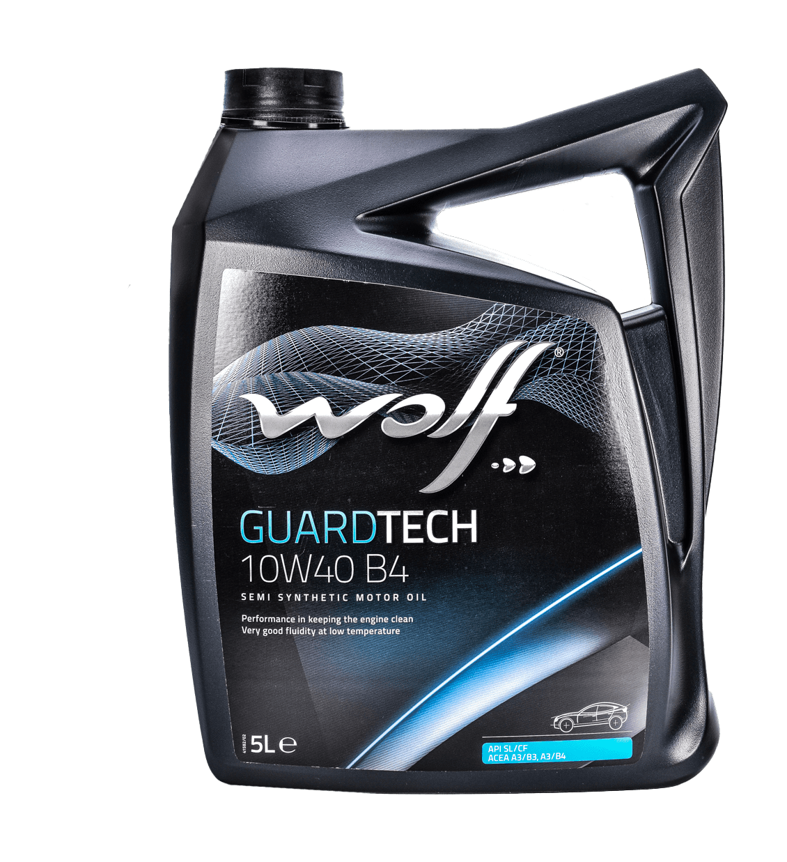 Моторное масло Wolf GuardTech 10W-40 B4, 5л  (WOLF: 231275)